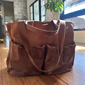 BEIS Chocolate Brown Baby Bag